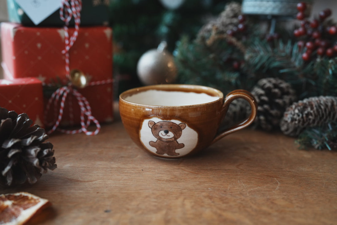 Fumiko Kondo 近藤布美子 - Brown Bear Soup Mug FK23