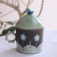 Akemi Nakamura 中村明美 Mug with Lid AN02