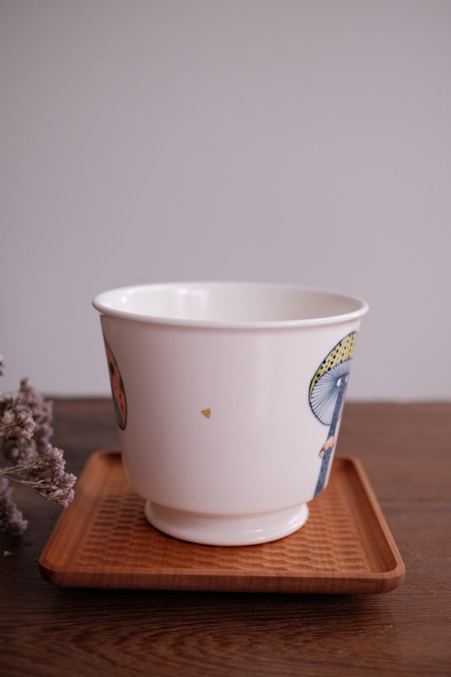 QIU Studio- Green Mushroom Tea/Coffee Cup