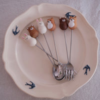 Grapport Animal Teaspoon & Dessert Fork Collections