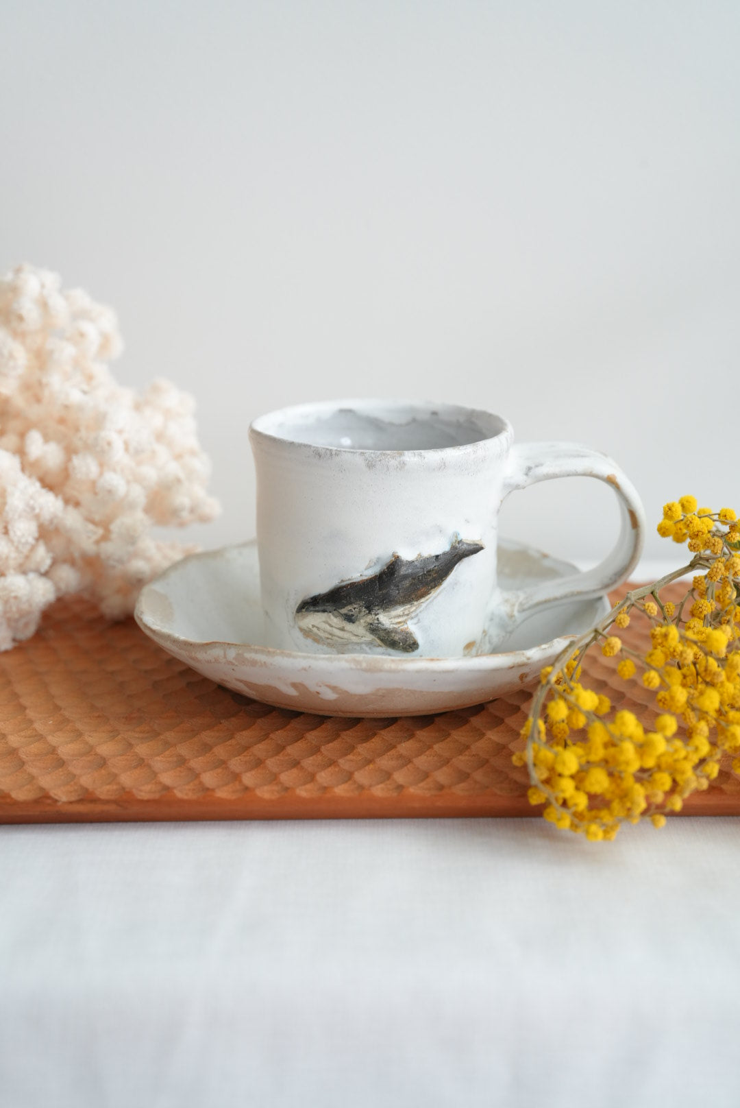 Tatsuo Horimizu 堀水達雄 White Saucer TH03