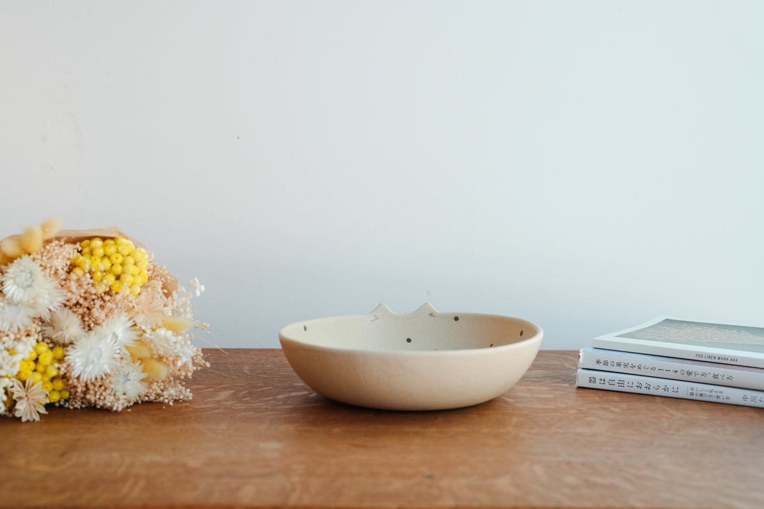 Chiho Yoshida 穗屋工房 Cat Shape Bowl - Large CY27