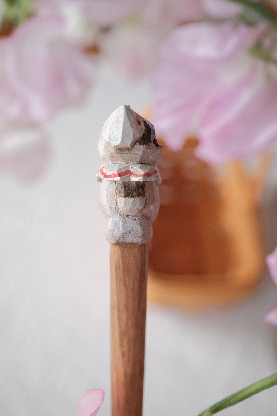 Ayataro Large Spoon - Cat with White Hat - aya10