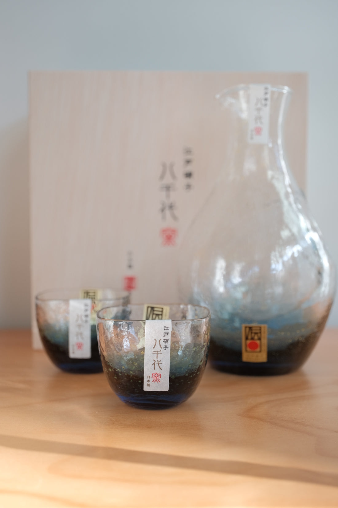 Toyo-sasaki Sake Set-Blue
