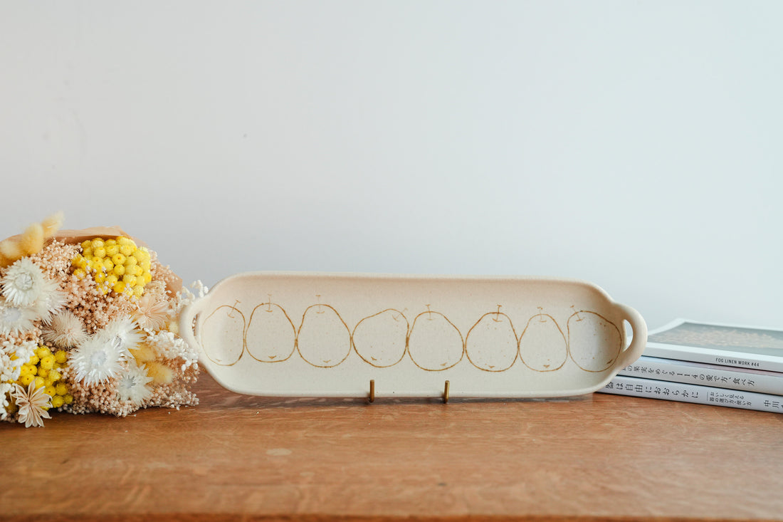 Chiho Yoshida 穗屋工房 Long Oval Plate - CY36