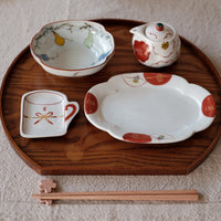 Wooden Half Moon Tray