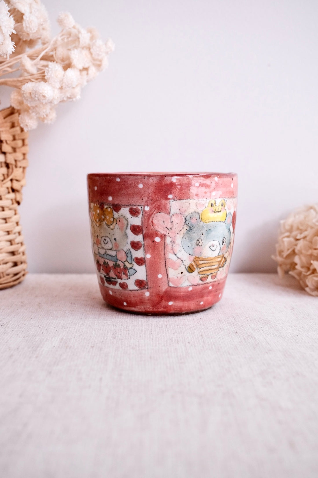 Asako Yamaguchi 山口麻子 Animal Grid Large Mug AI01