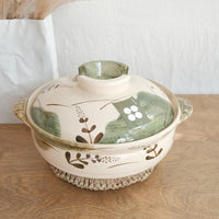 Donabe Banko Ware No.9 Grass Clay Pot