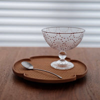 平井睦美Mutsumi Hirai Tenn Goblet Dessert Bowl - Red