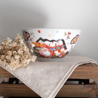 夕立窯 Fully Handmade Ramen Bowl - Mt. Fuji