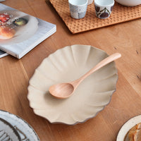 Mino Ware Lotus Oval Plate