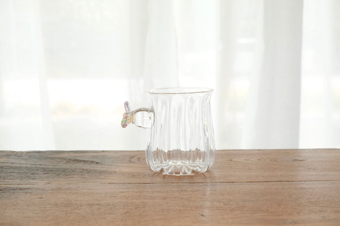 Makiko Kitagata 北形槙子 Lace Flower Handle Glass MG10