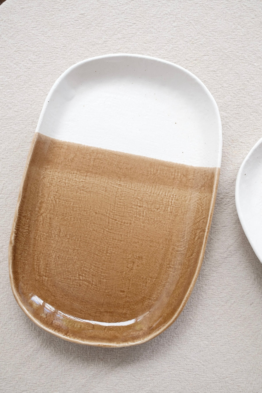 Mino Ware Assorted Colors Oval Plate