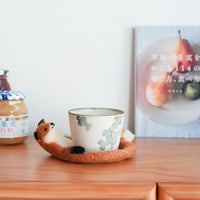 Aya and Yoshiko Wool Felt Animal Coaster -  Fox YS11