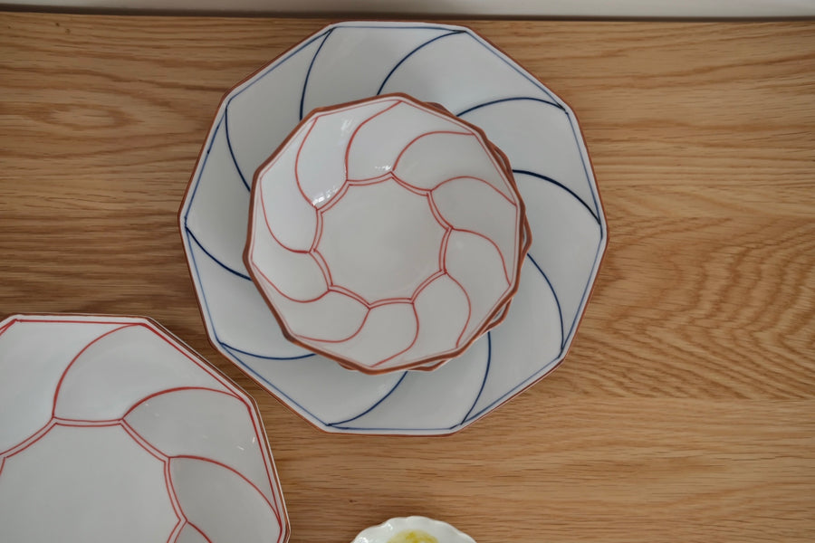 Hasami Ware Dish & Bowl - Kouringama