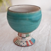 Tsubouchi Mayumi 坪内真弓 Hand Painted Goblet MT17 - #1