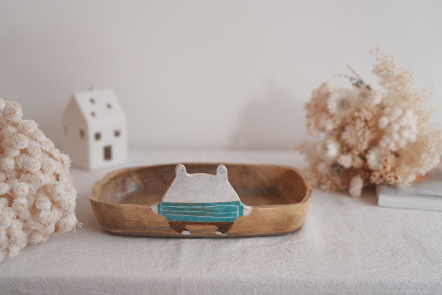 Fumiko Tsuchihashi 土橋文子 - Square Deep Plate FT19 #1