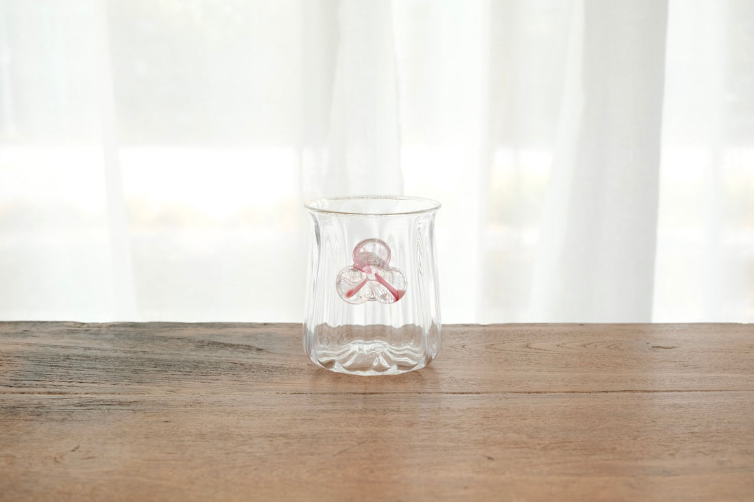 Makiko Kitagata 北形槙子 Lace Flower Handle Glass MG10