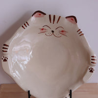 Hasami ware Lucky Cat Large Plate