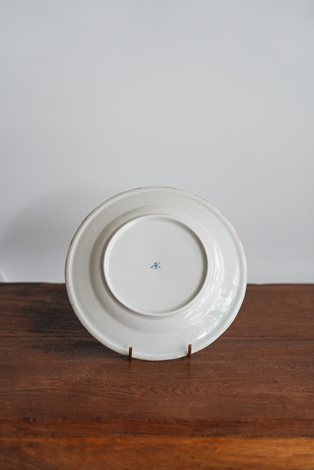 Kazuaki Shimura 志村和晃- Sometsuke Floral 6" Rimmed Plate KAS03
