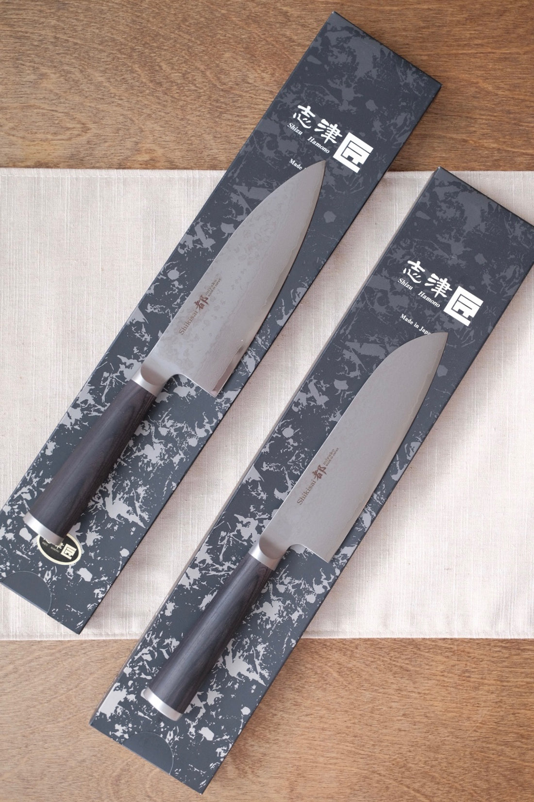 Shizu Hamono - Shikisai Miyako Damascus Deba