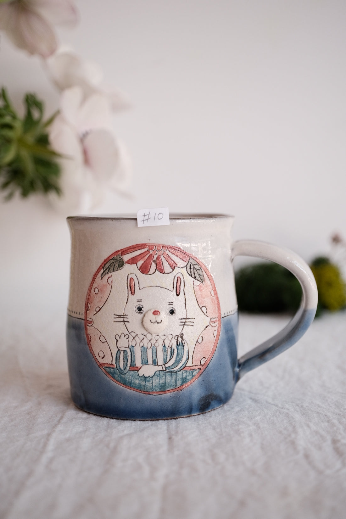 Tsubouchi Mayumi 坪内真弓 Hand Painted Mug MT09 - #10