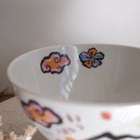 夕立窯 Fully Handmade Ramen Bowl - Mt. Fuji