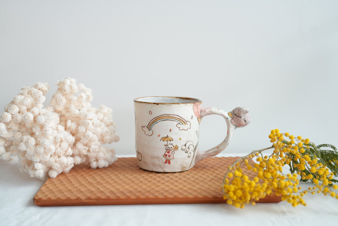 Sayo Horimizu 堀水小夜 Animal Handled Mug SH03