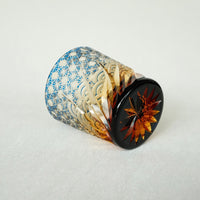 Harisho Yamada Glass - 漣-sazanami Whiskey Crystal Glass - Blue
