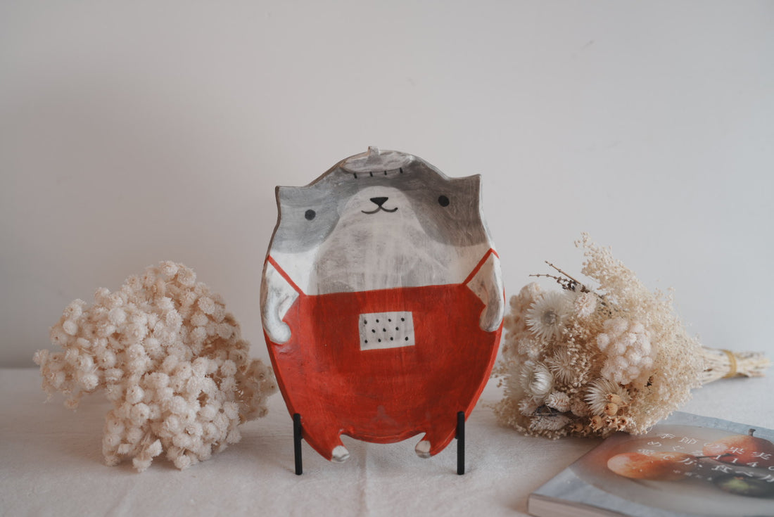 Fumiko Tsuchihashi 土橋文子 - Animal Shaped Plate FT17 #5