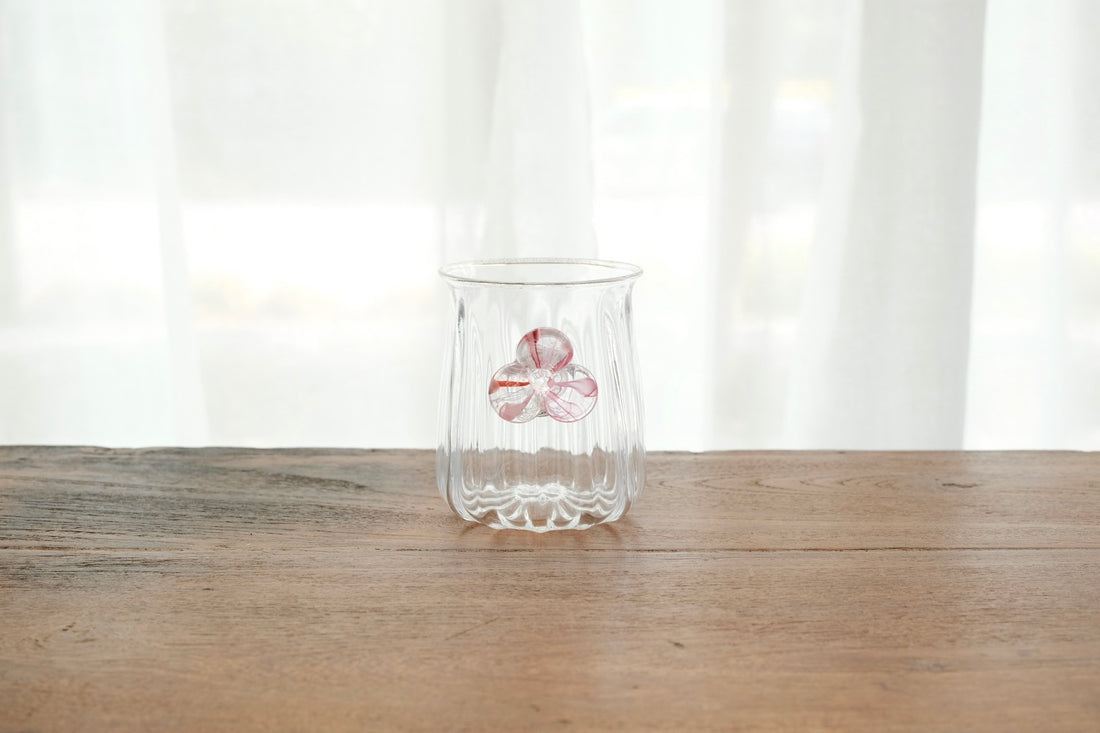 Makiko Kitagata 北形槙子 Lace Flower Handle Glass MG10