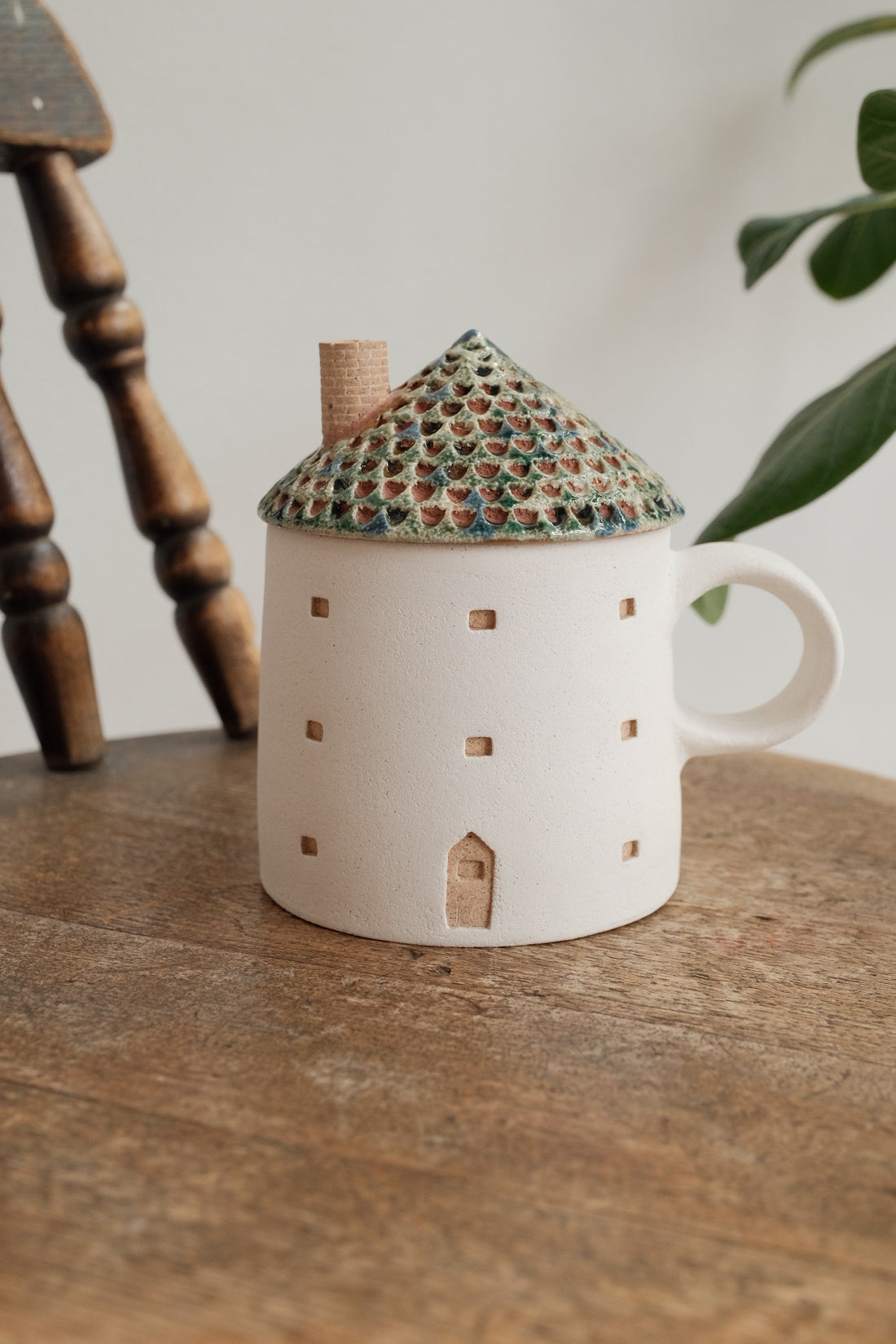 Forest Seed Pottery Ceramic Clay House Mug