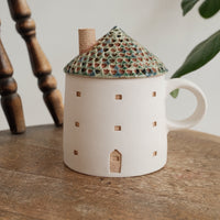 Forest Seed Pottery Ceramic Clay House Mug