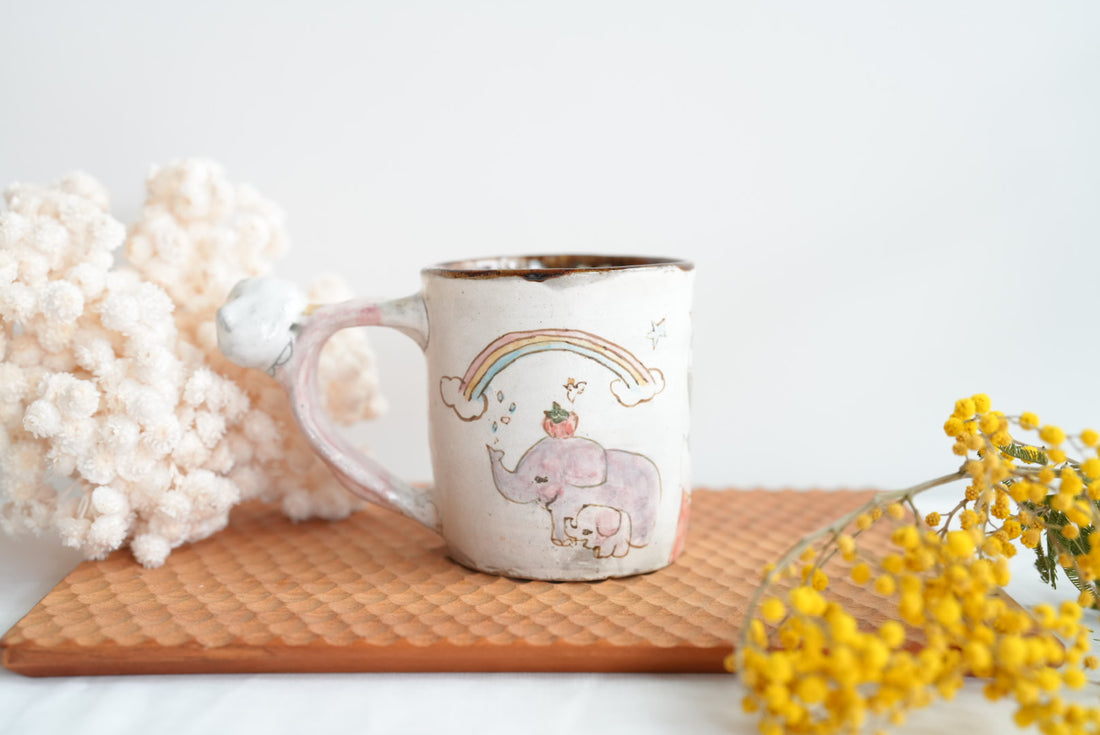 Sayo Horimizu 堀水小夜 Animal Handled Mug SH03