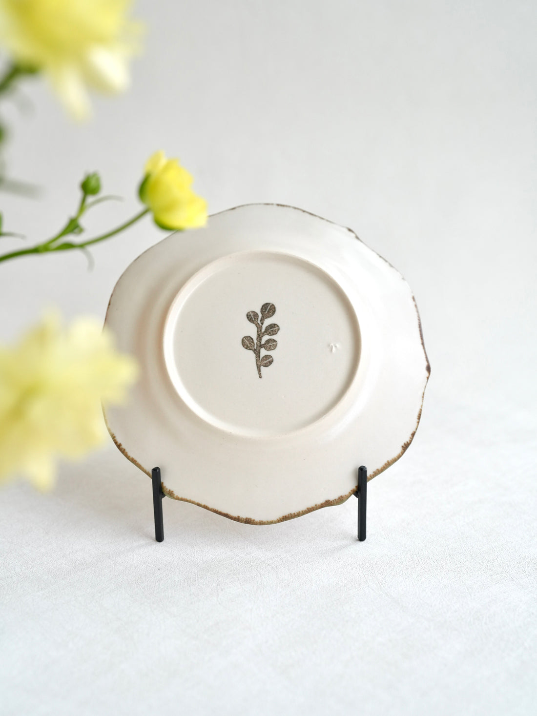 かとうようこ Yoko Kato Flower Plate