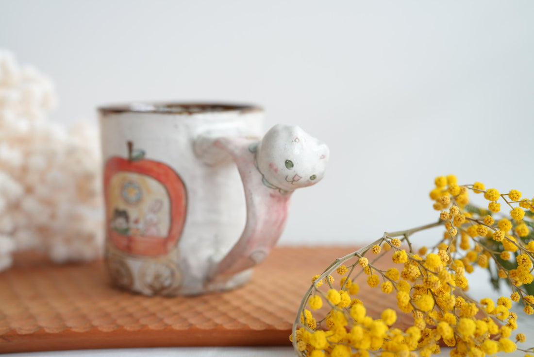 Sayo Horimizu 堀水小夜 Animal Handled Mug SH03