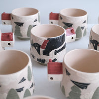 Shirogarasu Studio - Red House Cup BY117