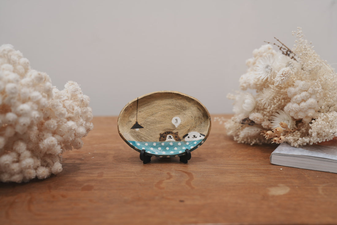 Fumiko Tsuchihashi 土橋文子 - Mini Oval Plate FT18 #7