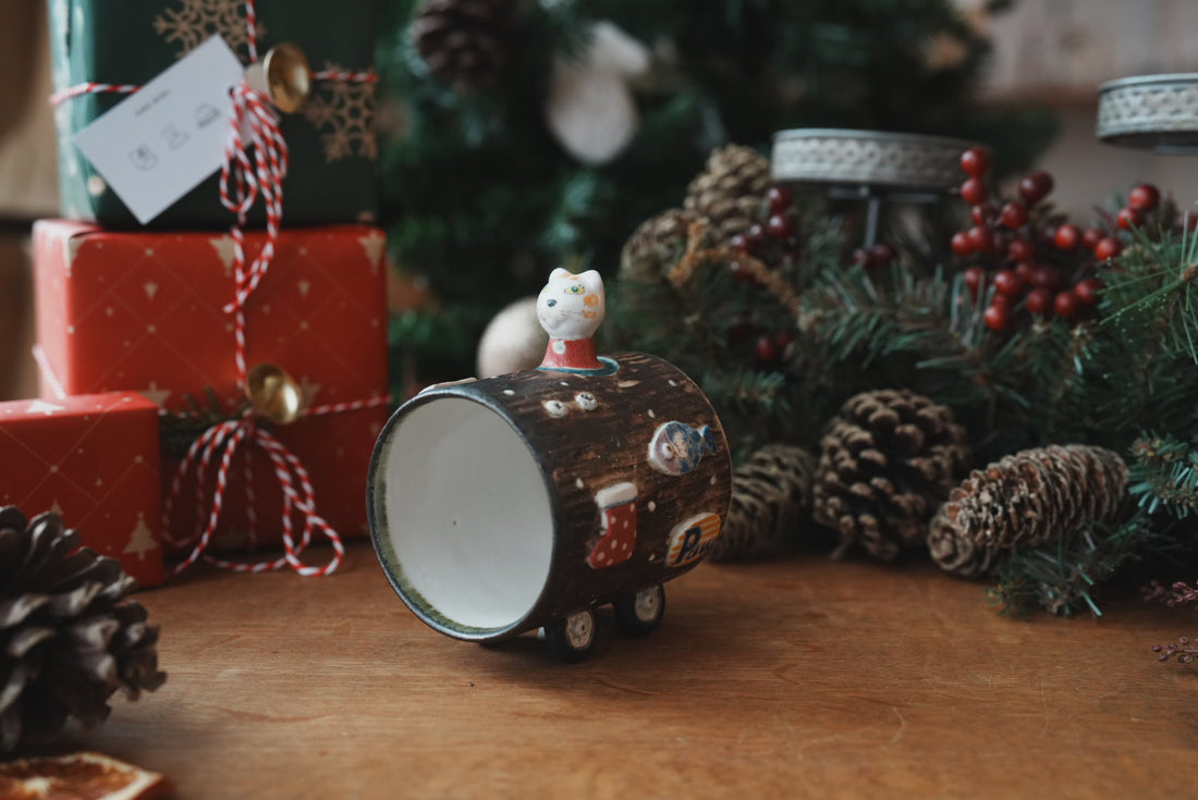 Akio Toyama 外山亜基雄 - Wood Grain Car Mug AT01