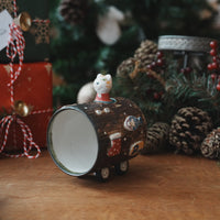 Akio Toyama 外山亜基雄 - Wood Grain Car Mug AT01