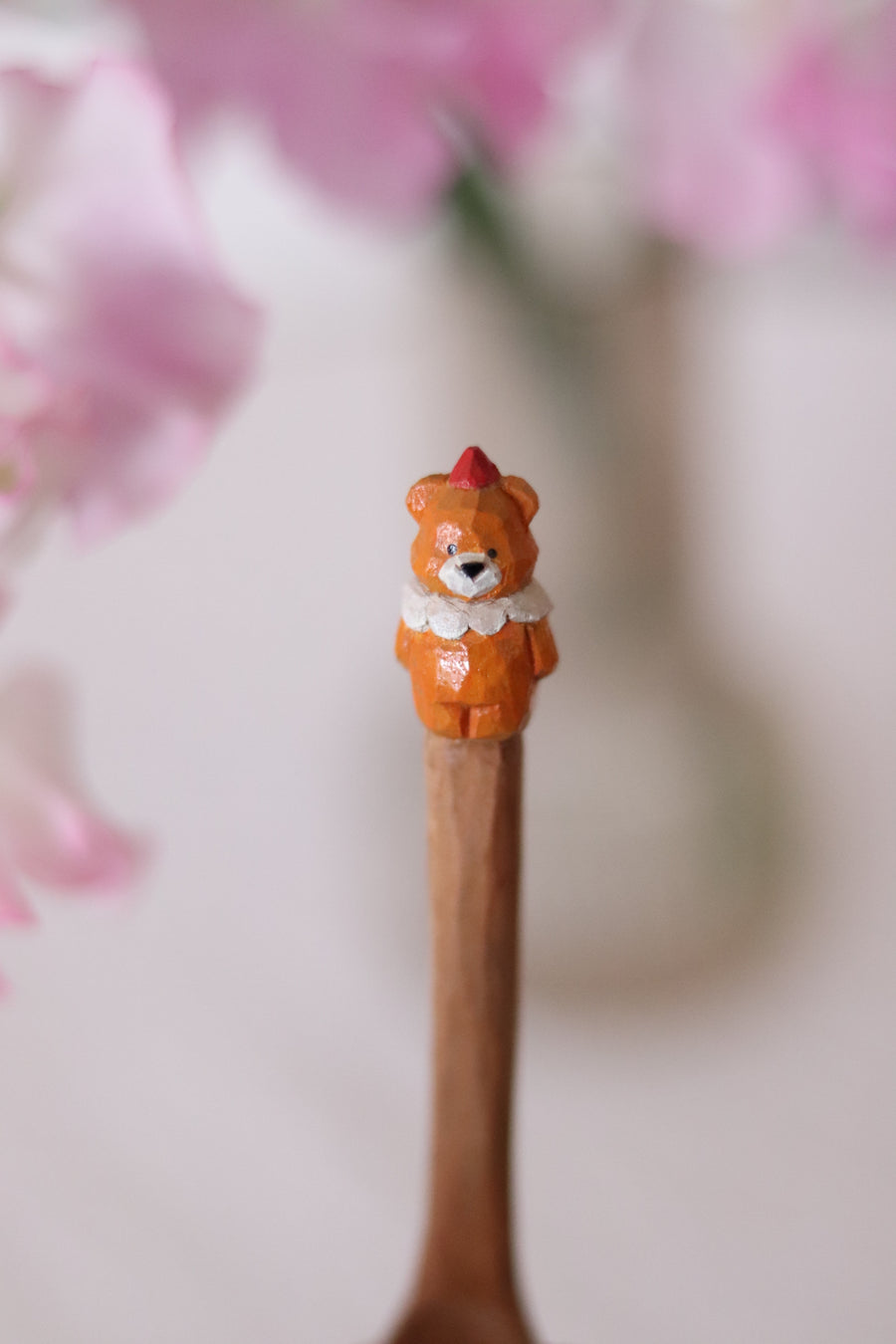 Ayataro Small Spoon - Orange Bear - aya11