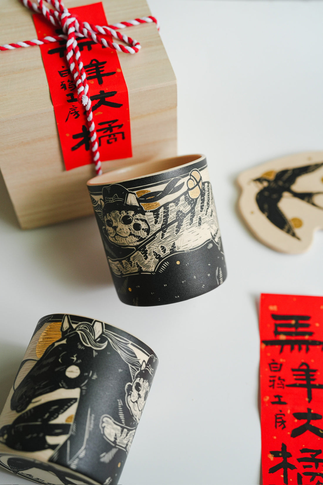 Shirogarasu Studio Chinese Zodiac Limited Edition - Horse Cup