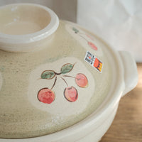 Donabe Banko Ware No.8 Cherry Clay Pot