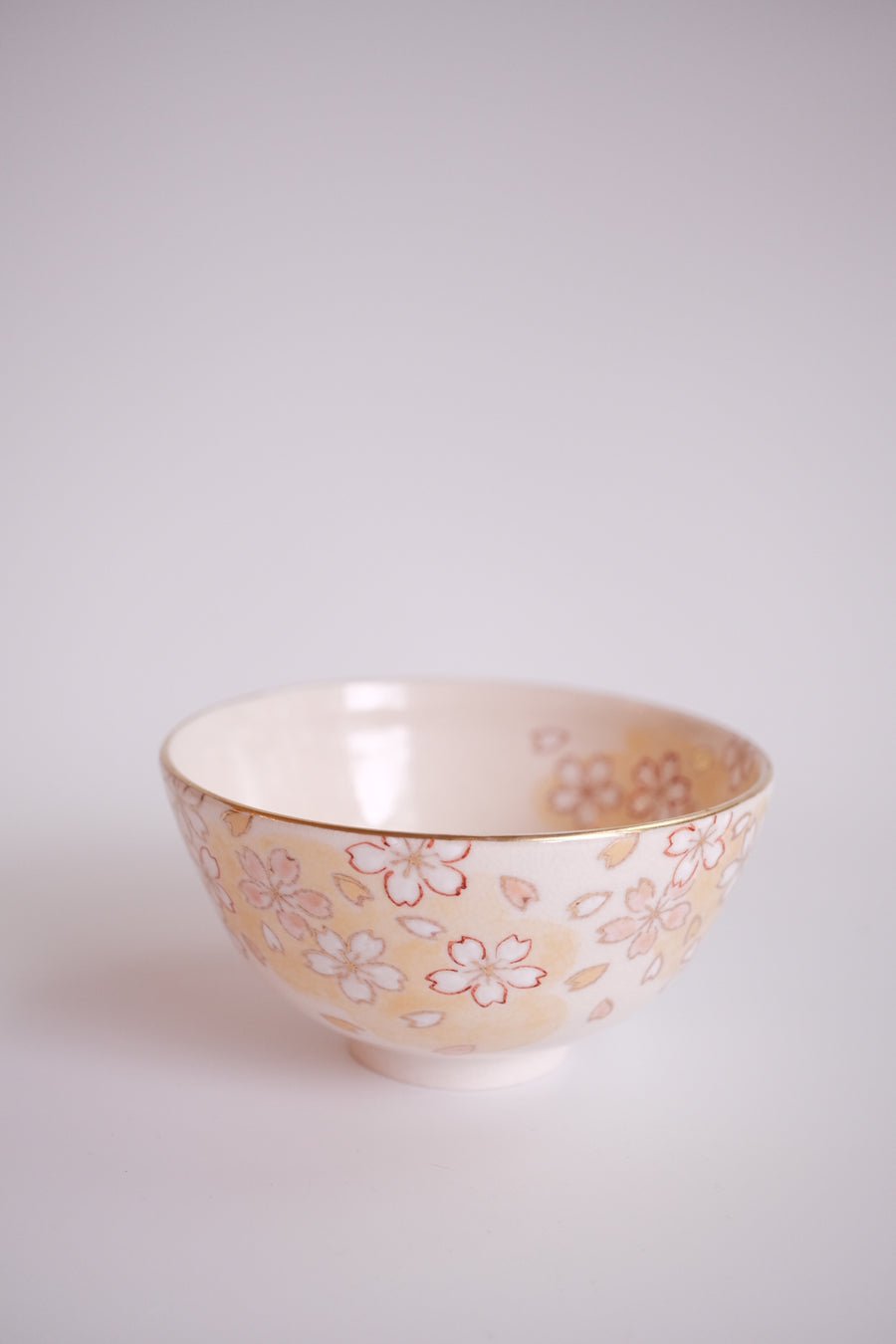 Taki Tomoda 友田多紀 Cherry Blossoms Matcha Bowl  - TT11