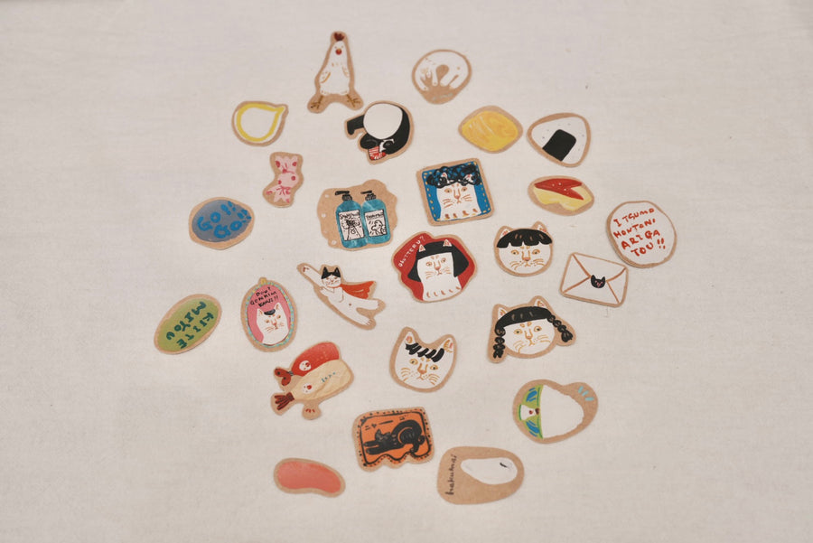 Kayoko Takahashi Sticker Flakes White KT05