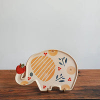 Kumiko Ishikawa 石川久美子 Elephant Plate KI04
