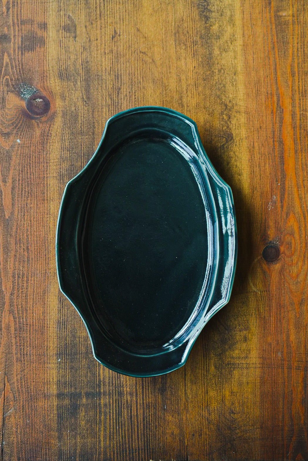 Maya Inamura 稲村真耶 Large Navy Oval Plate MI26