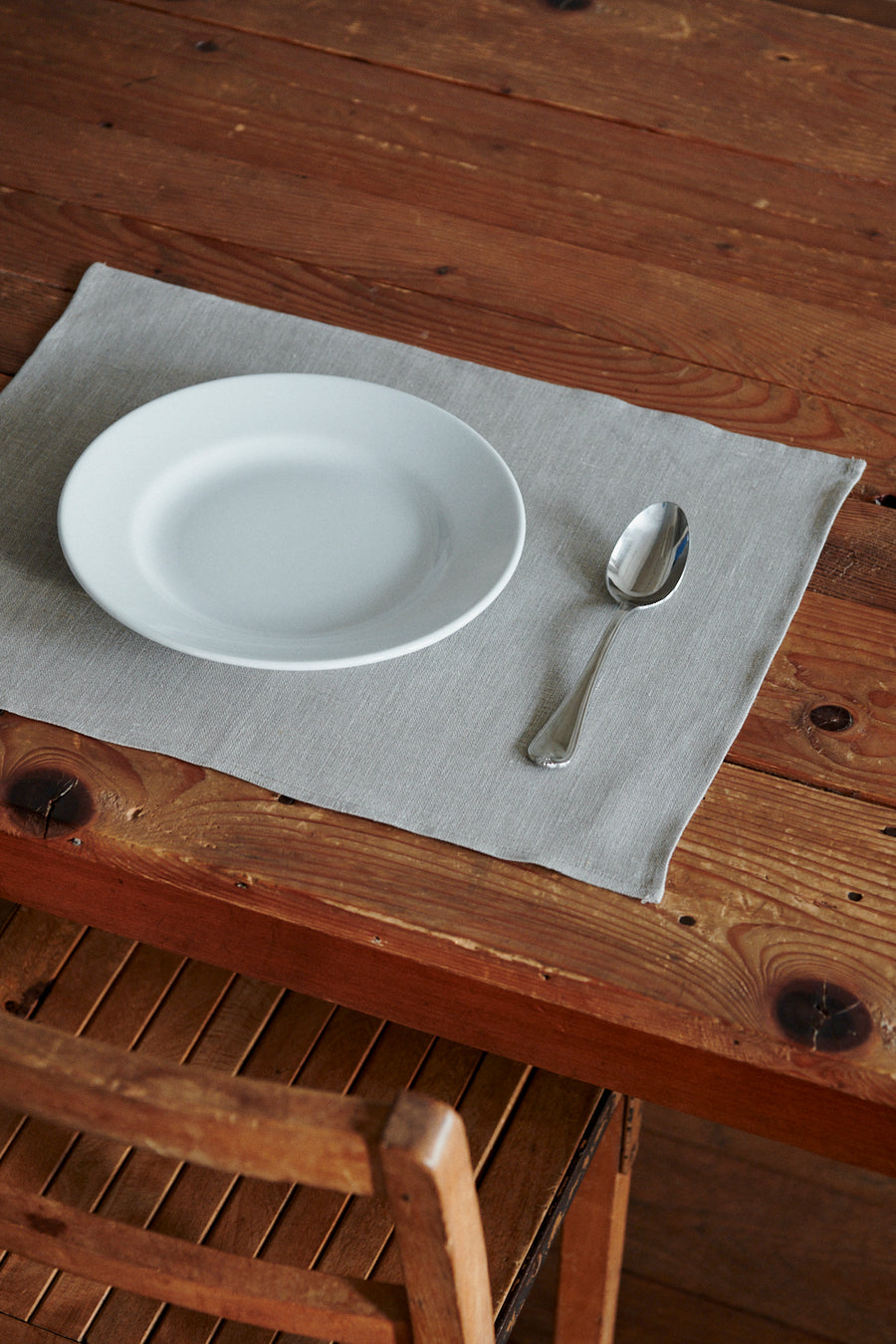 Fog Linen Work Table Linen Placemat - Natural