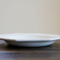 Mashiko Pottery Yoshizawa Deep Plate - White 19cm