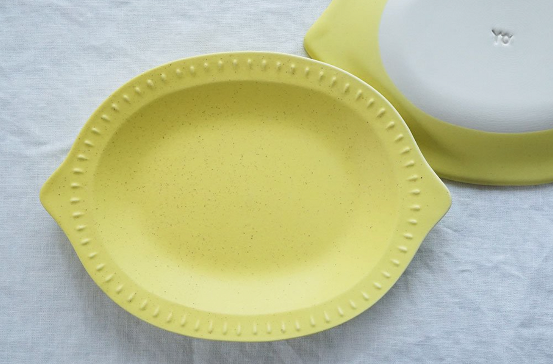 Mashiko Pottery Yoshizawa Lemon Plate